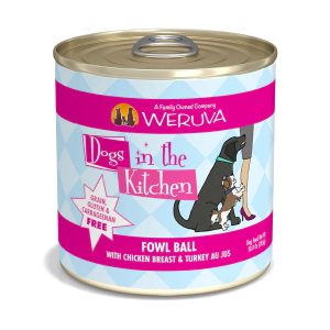 Dogs in the Kitchen Fowl Ball Au Jus Wet Dog Food, 10 oz (Case of 12)
