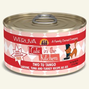 Cats in the Kitchen Two Tu Tango Wet Cat Food, Sardine, Tuna & Turkey
