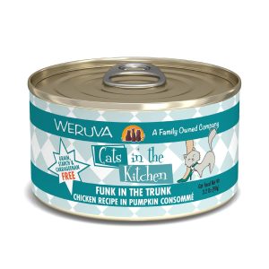 Cats in the Kitchen Funk in the Trunk Wet Cat Food, Chicken in Pumpkin Consommé