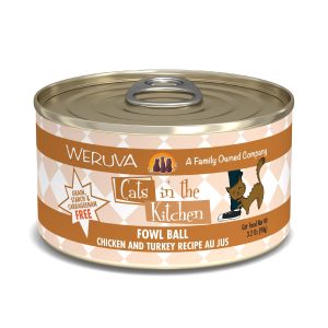 Cats in the Kitchen Fowl Ball Wet Cat Food, Chicken & Turkey