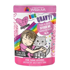 BFF OMG Devour Me Wet Cat Food, Tuna & Duck Dinner in Gravy, 3 oz (Case of 12)