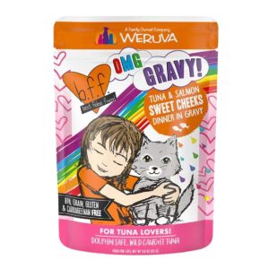 BFF OMG Sweet Cheeks Wet Cat Food, Tuna & Salmon in Gravy, 3 oz (Case of 12)