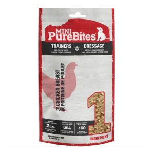 PureBites Mini Trainers Chicken Breast Dog Treats, 2.1 oz