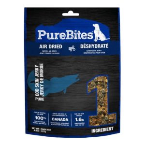 PureBites Freeze-Dried Cod Skin Dog Treats, 4.8 oz