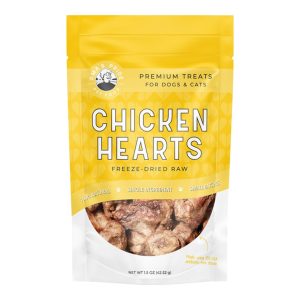 Oma's Pride Freeze-Dried Chicken Hearts Dog Treats
