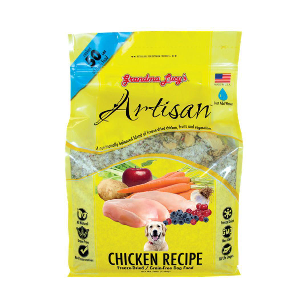 Grandma Lucy's Artisan Grain-Free Chicken Trial Dog Food, Case of 6