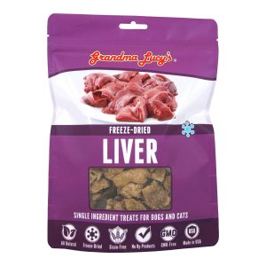 Grandma Lucy's Freeze-Dried Liver Dog Treats, 3 oz