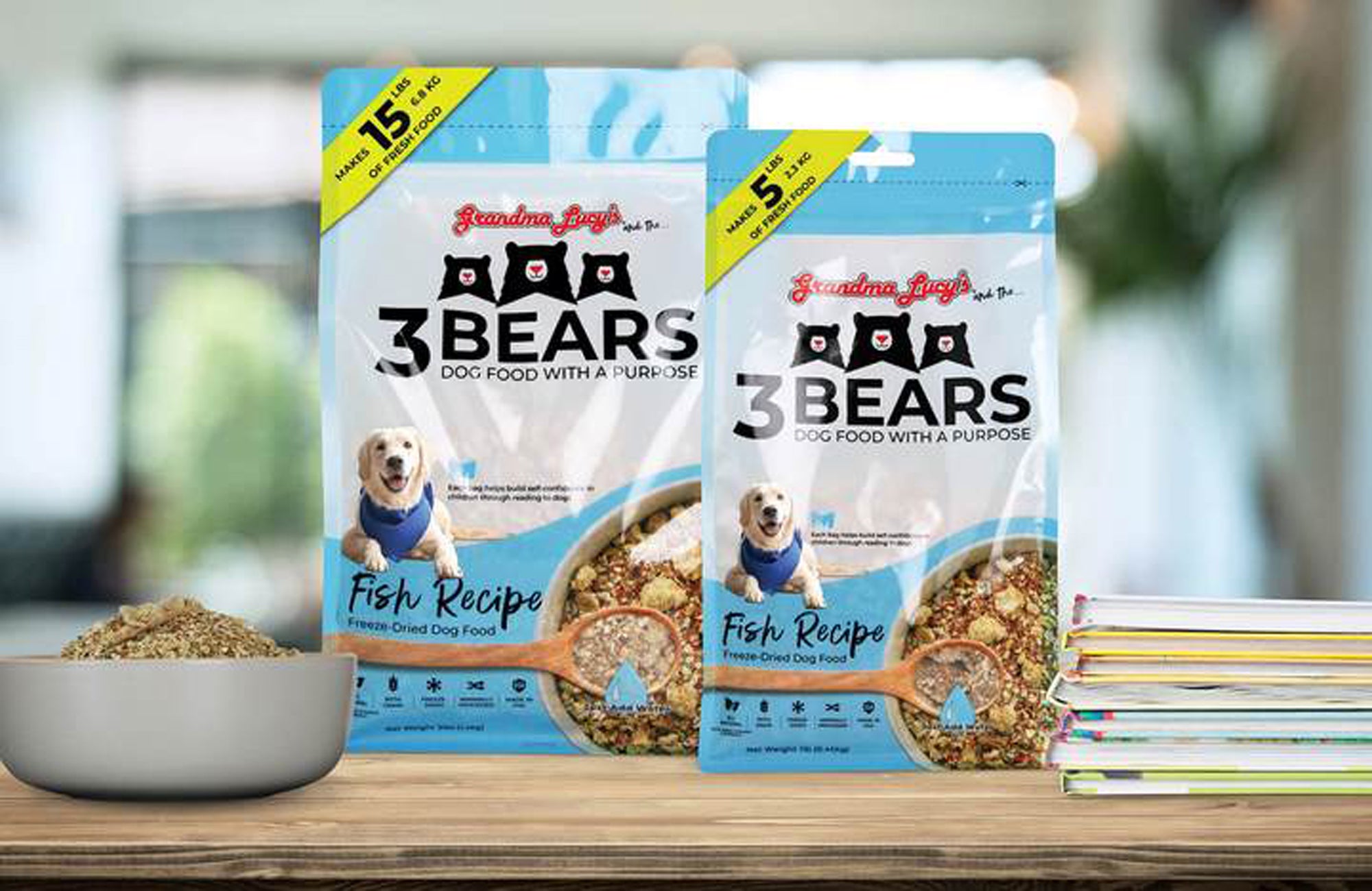 Grandma Lucy's 3 Bears Dog Food, Fish