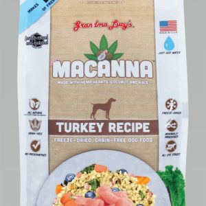 Grandma Lucy's Macanna Grain-Free Turkey Freeze-Dried Dog Food, 3 lb
