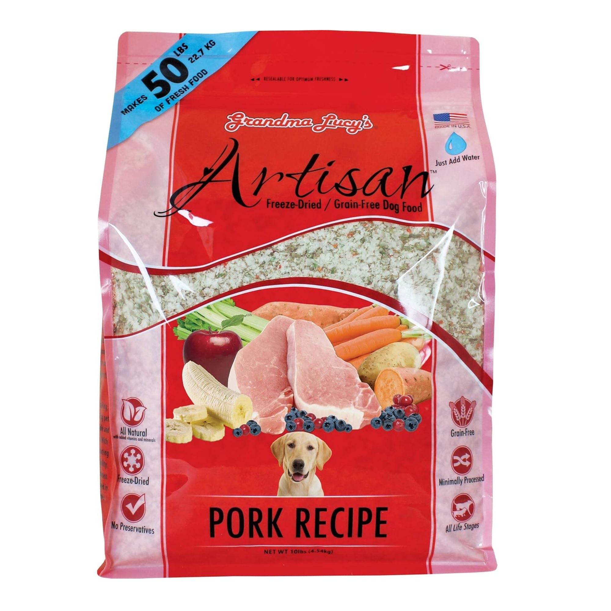 Grandma Lucy's Artisan Grain-Free Pork Dog Food - Image 2