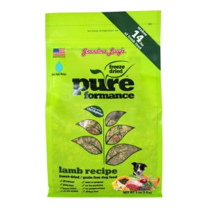 Grandma Lucy's Pureformance Lamb & Chickpea Freeze-Dried Dog Food, 3 lb