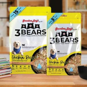 Grandma Lucy's 3 Bears Dog Food, Chicken Trail Packs, 6 ct