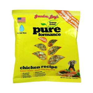 Grandma Lucy's Pureformance Chicken Trial Freeze-Dried Dog Food, 1.5 oz, 6 Pack