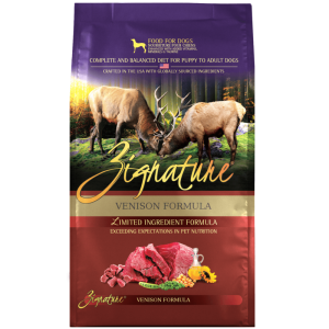 Zignature Venison Grain-Free Dry Dog Food, 12.5 lb