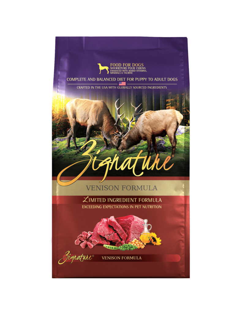 Zignature Venison Grain-Free Dry Dog Food, 12.5 lb
