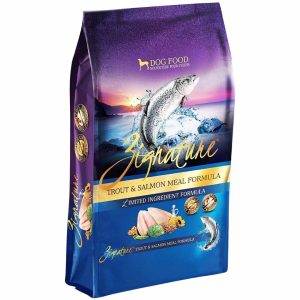 Zignature Small Bites Trout & Salmon Grain-Free Dry Dog Food, 4 lb