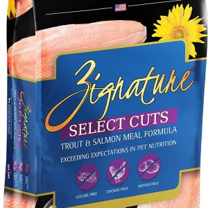 Zignature Select Cut Trout & Salmon Grain-Free Dry Dog Food, 4 lb