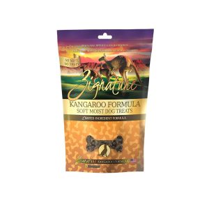 Zignature Kangaroo Soft Moist Dog Treats, 4 oz