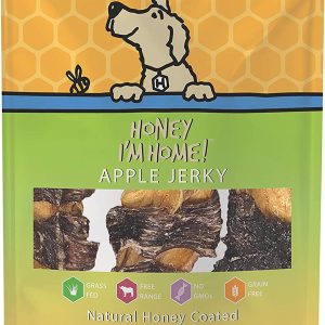Honey I'm Home Buffalo Apple Jerky Dog Treats, 5.29 oz