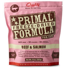 Primal Freeze-Dried Raw Cat Food, Beef & Salmon - Image 3