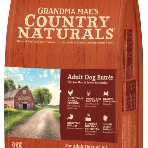 Grandma Mae's Country Naturals Premium Adult Dry Dog Food, 4 lb