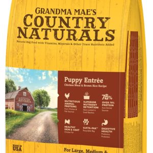 Grandma Mae's Country Naturals Premium Puppy Dry Dog Food, 4 lb