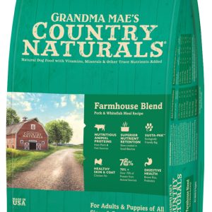 Grandma Mae's Country Naturals Farmhouse Blend Pork & Fish Dry Dog Food