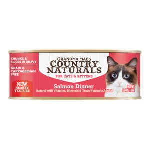 Grandma Mae's Grain-Free Salmon Slices in Gravy Wet Cat Food, 5.5 oz