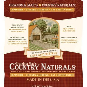 Grandma Mae's Country Naturals Grain-Free Dry Cat Food, Chicken & Herring