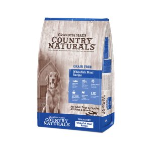 Grandma Mae's Country Naturals Grain-Free Whitefish Dry Dog Food, 4 lb