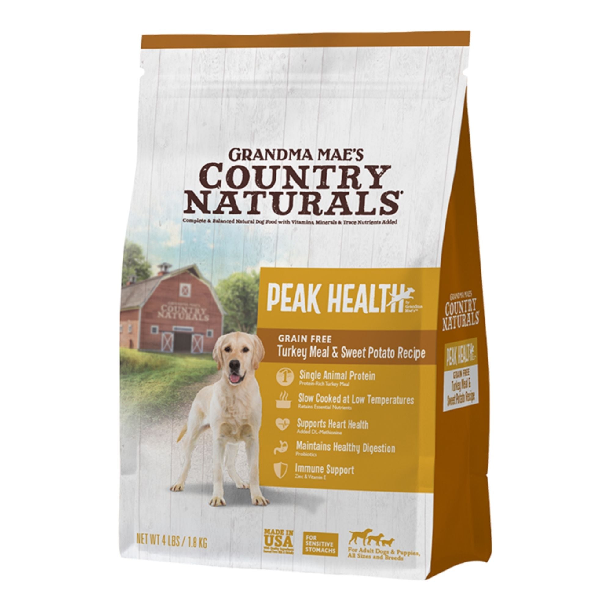 Grandma Mae's Country Naturals Peak Health Turkey & Sweet Potato Dry Dog Food