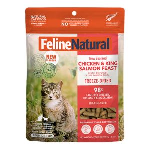 Feline Natural Freeze-Dried New Zealand Chicken & King Salmon Feast