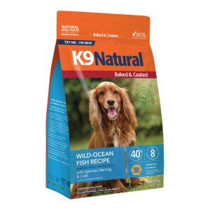 K9 Natural Baked & Coated Dry Dog Food, Wild Ocean Fish Recipe, 16 lb