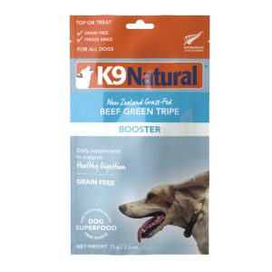 K9 Natural Freeze-Dried Beef Green Tripe Dog Food Topper, 2.6 oz