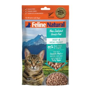 Feline Natural Freeze-Dried New Zealand Beef & Hoki Topper, 3.5 oz
