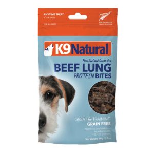 K9 Natural Air-Dried Beef Lung Bites Dog Treats, 2.1 oz