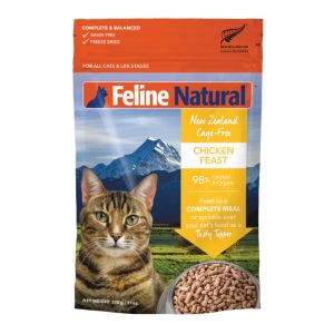 Feline Natural Freeze-Dried New Zealand Chicken Feast, 11 oz