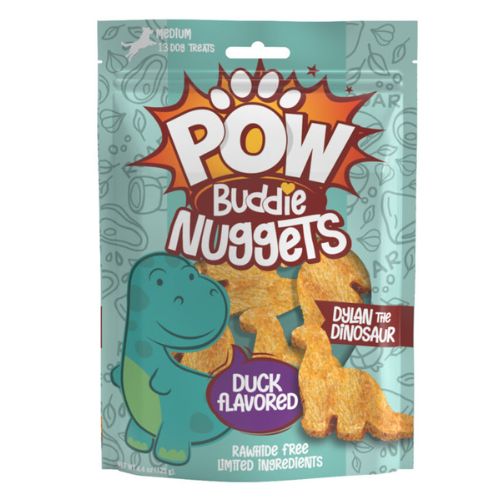 Ethical Pet Pow Buddie Nuggets Duck Dog Treats, 13 Pack