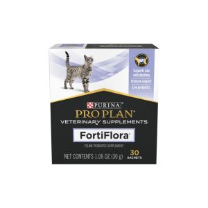 Purina Pro Plan Veterinary Diets FortiFlora Probiotic for Cats, 30 Sachets