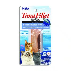 Inaba Grilled Tuna Fillet in Tuna Flavored Broth, 0.52 oz (Case of 6)
