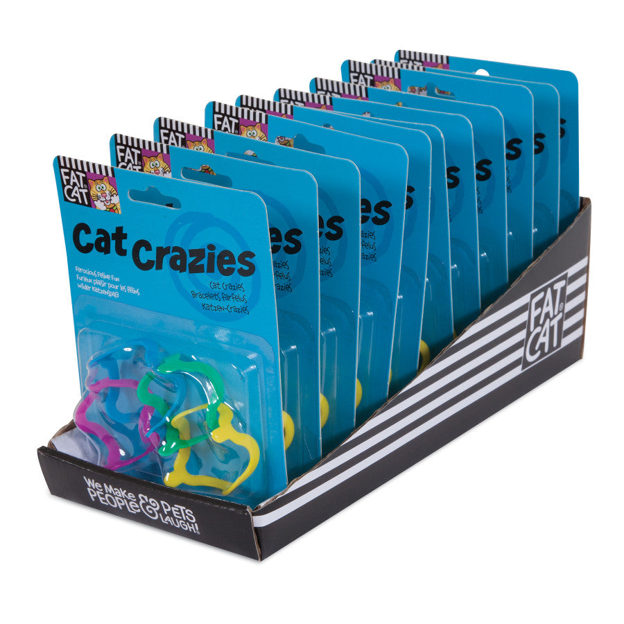 FAT CAT Cat Crazies Cat Toy Green, Blue, Red, Yellow One Size, 4 pk - Image 2