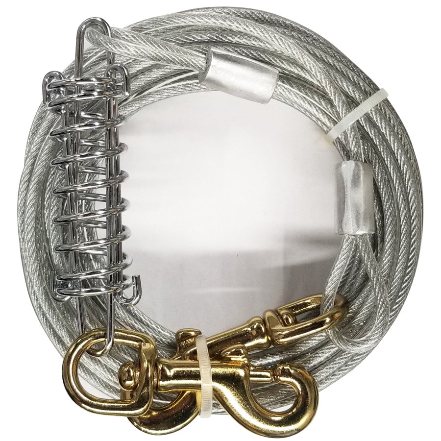 Four Paws Heavy Weight Tie Out Cable Silver - Image 6