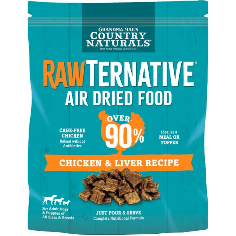 Grandma Mae's RawTernative Air-Dried Dog Food, Chicken & Liver