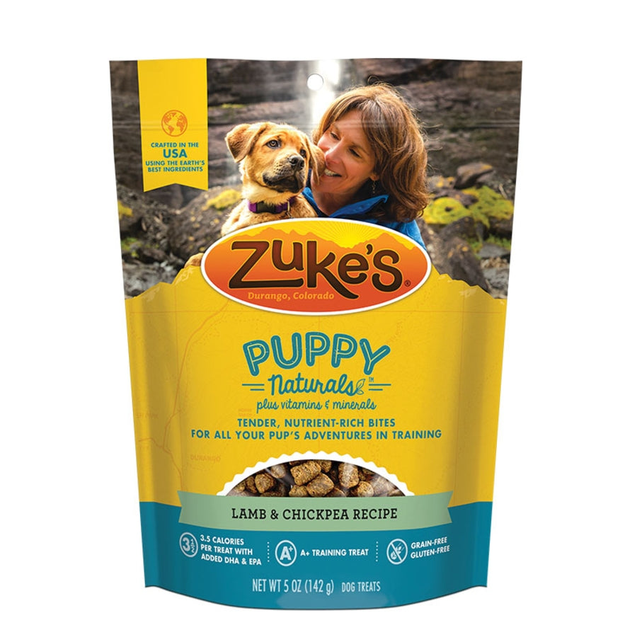 Zuke's Puppy Naturals Lamb & Chickpea Dog Treats, 5 oz